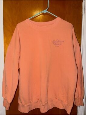 Old Navy Peach Knit Crewneck Tunic Sweatshirt